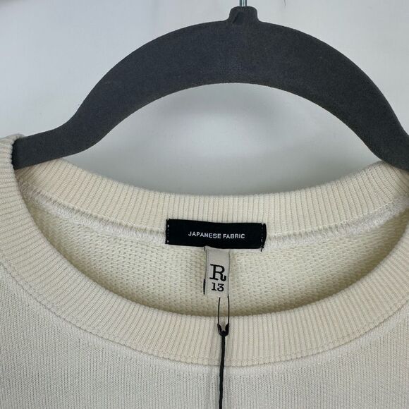 R13 Cream Nirvana Graphic Sweatshirt - Picture 5 of 10